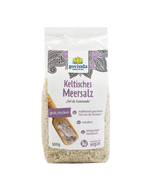 Govinda Bio Keltisches Meersalz grob, 500g