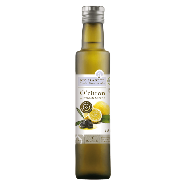 Bio Planète Økologisk O&#039;citron olivenolie &amp; citron, 250 ml
