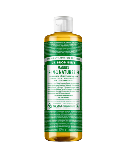 Dr. Bronners  Mandel flydende sæbe 18-i-1