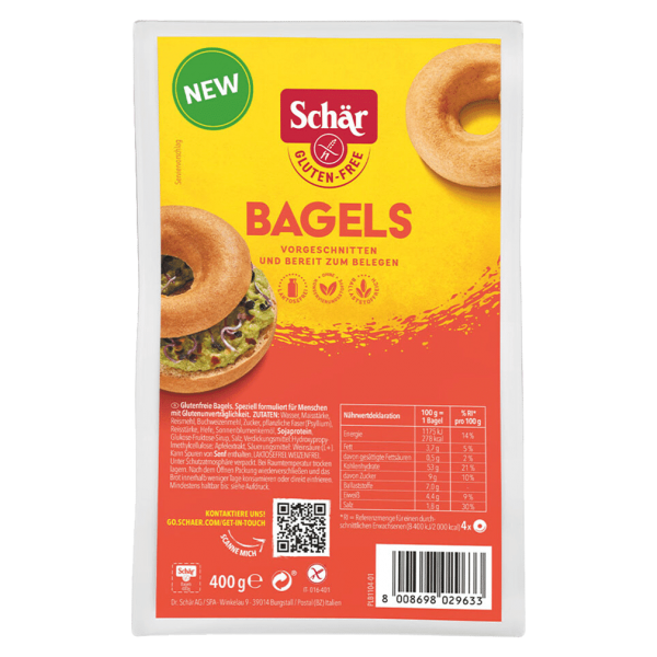 Schär Bagels 4 stk.