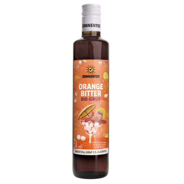 Sonnentor Økologisk Orange Bitter Sirup, 500 ml