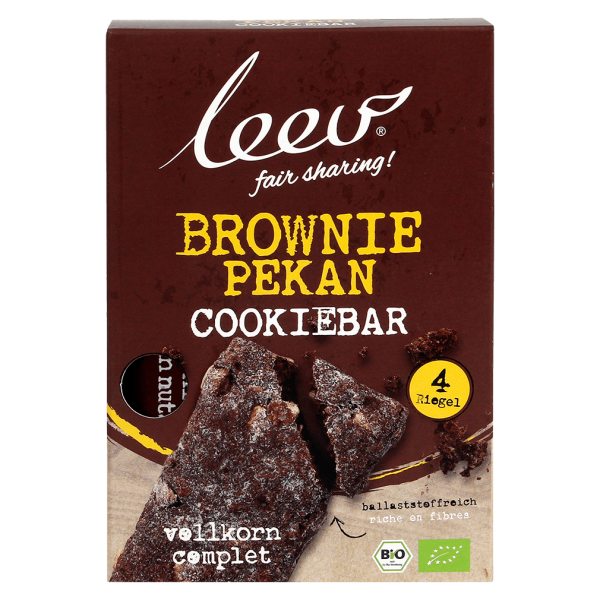 Leev Økologisk Brownie Pecan Cookiebar