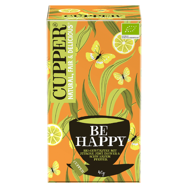Cupper  Økologisk Be Happy krydderi te, 40g