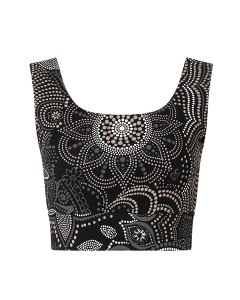 Spirit of Om Yoga Bra Hatha Maui - schwarz-natur