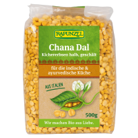 Rapunzel Bio Chana Dal, Kichererbsen halb, geschält Rapunzel Bio Chana Dal, Kichererbsen halb, geschält
