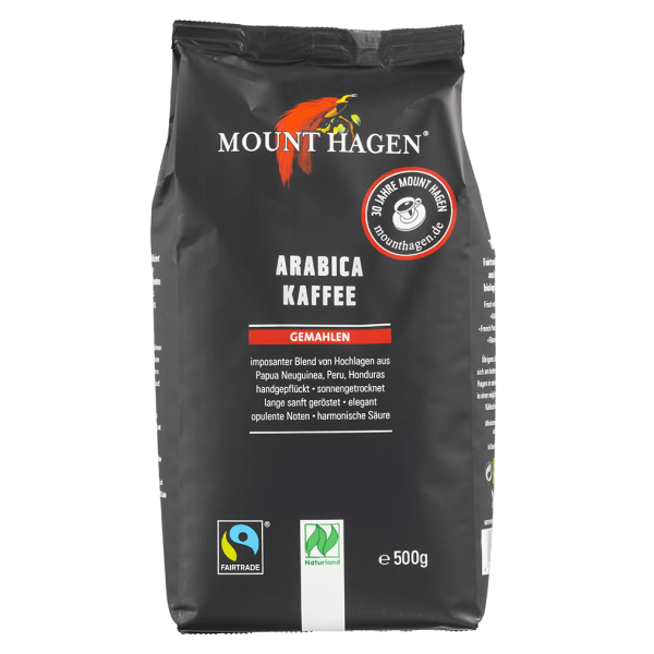 Mount Hagen Økologisk ristet kaffe malet