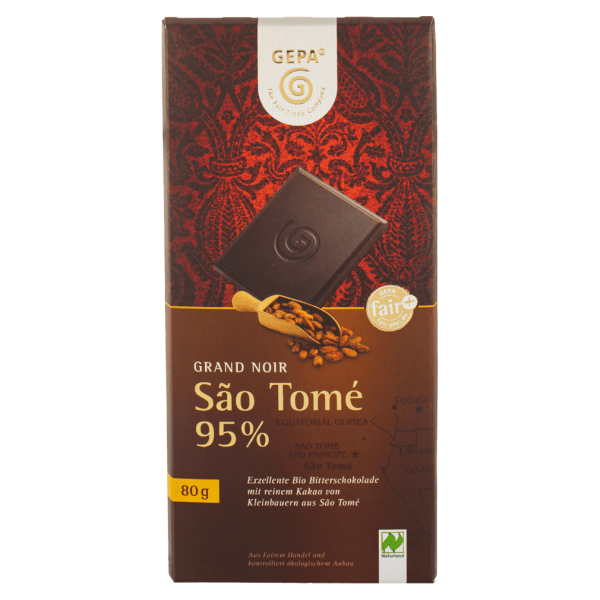 GEPA Økologisk chokolade São Tomé 95%
