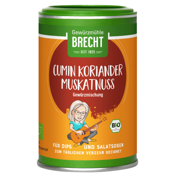Gewürzmühle Brecht Økologisk krydderiblanding spidskommen koriander muskatnød | Brecht