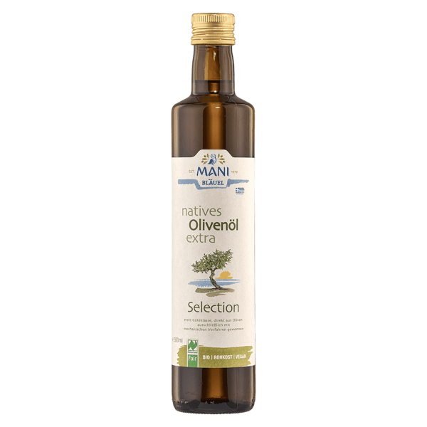 Mani Økologisk ekstra jomfru olivenolie udvalg