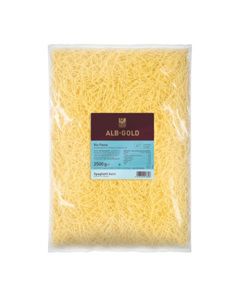 Alb-Gold Bio Hartweizen Spaghetti kurz, 2,5 kg
