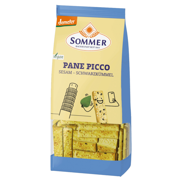 Sommer Økologisk Pane Picco Sesam-sort spidskommen