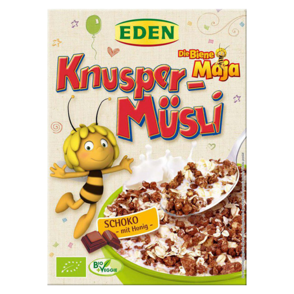 EDEN Økologisk Maya the Bee knasende müsli chokolade