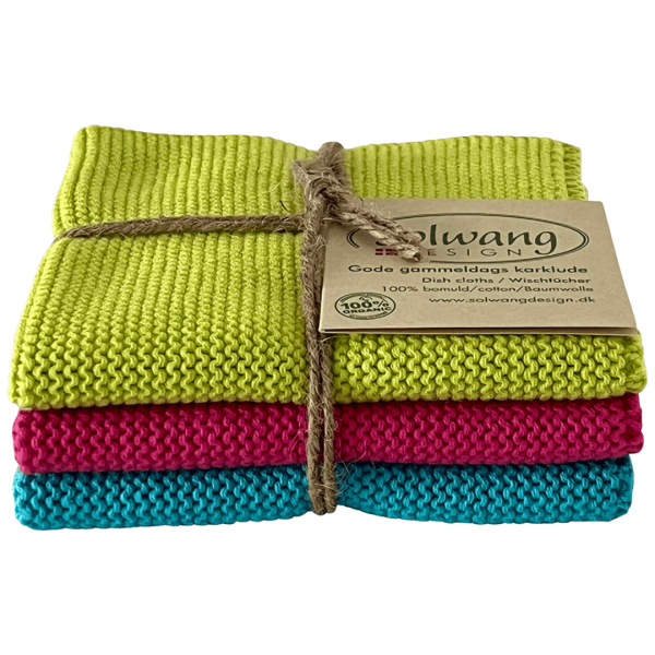 Solwang Design Bio Wischtücher, Bunte Farben