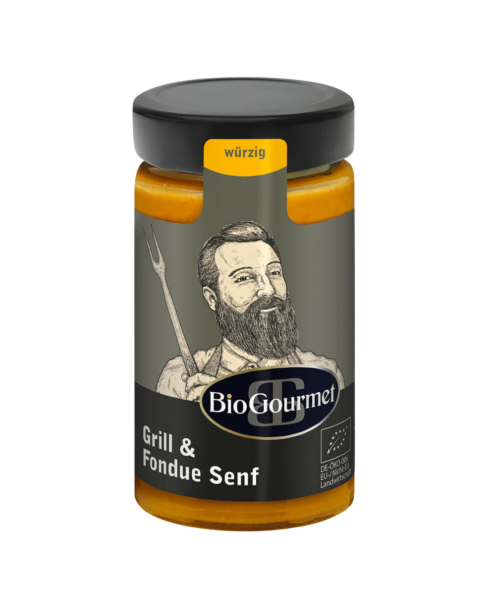 BioGourmet Øko grill- og fonduesennep, 200 ml