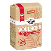 Bauckhof  Økologisk fuldkornsrugmel, lyst Bauckhof  Økologisk fuldkornsrugmel, lyst