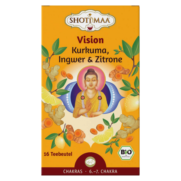 Shotimaa Økologisk vision ingefær- og citronthe