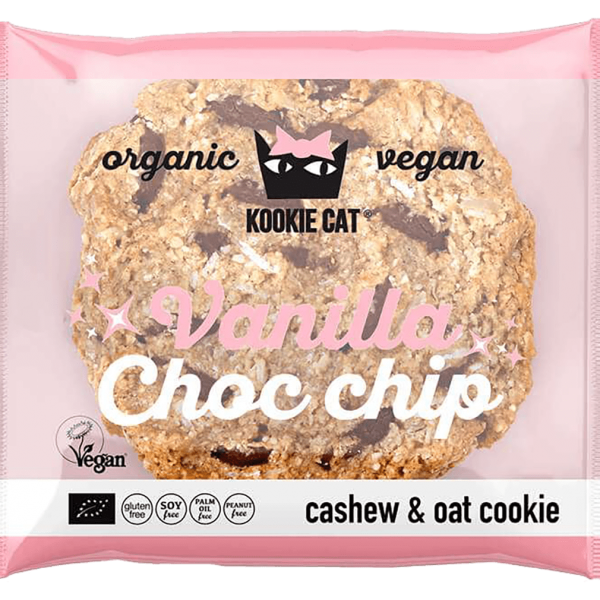 Kookie Cat Økologisk vanilje-chokoladekiks Cookie