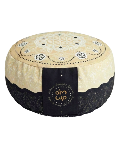 Spirit of Om Meditationskissen - schwarz-natur