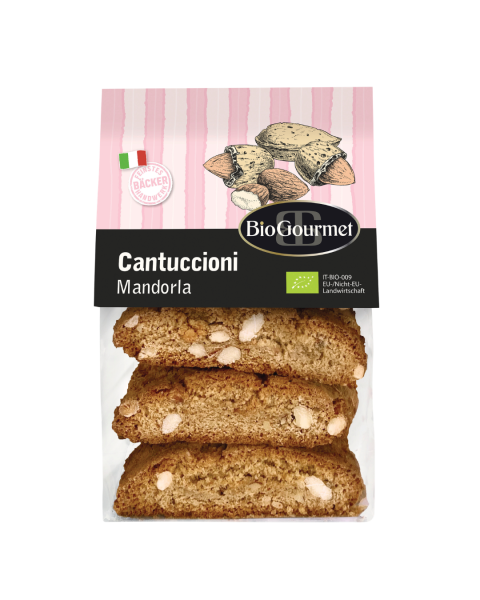 BioGourmet Økologiske cantuccini med mandler, 180g