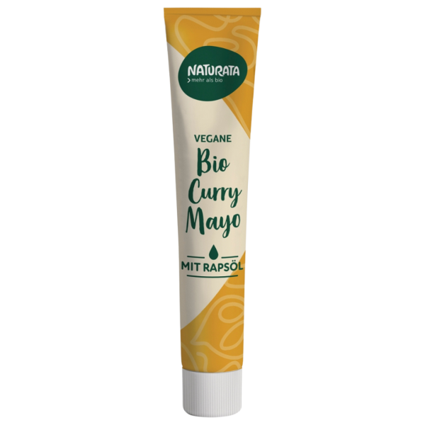 Natura Bio Vegane Curry Mayonnaise mit Rapsöl Tube