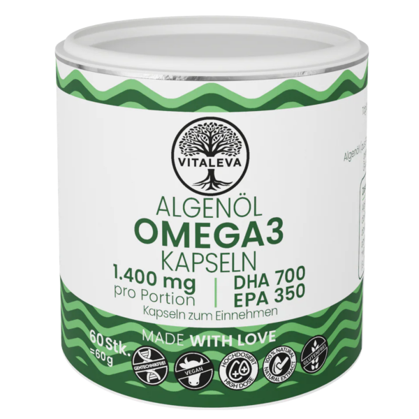 VITALEVA Omega 3 Kapseln aus Algenöl