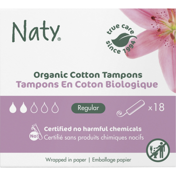 Naty  Økologiske tamponer almindelige