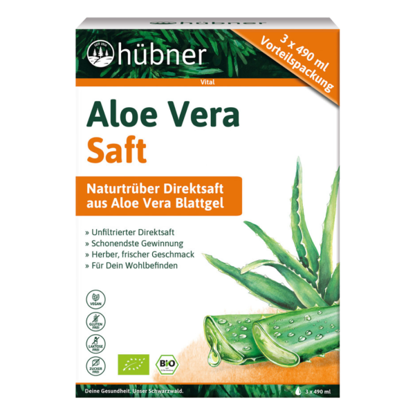 Hübner Øko aloe vera plantesaft