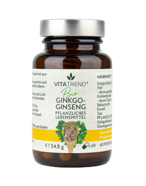 vitatrend Økologiske Ginkgo Ginseng kapsler