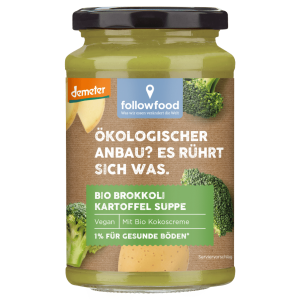 followfood Økologisk broccoli-kartoffelsuppe