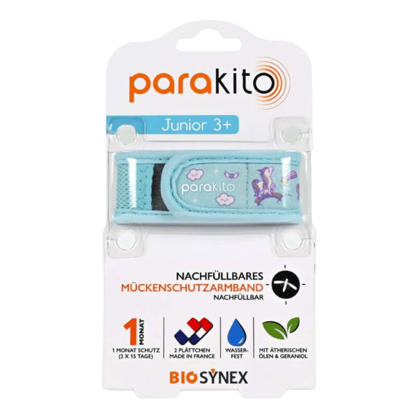 ParaKito Mückenschutz Armband Kids, Einhörner