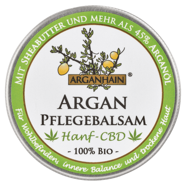 Arganhain Økologisk Argan Care Balm Hampe CBD