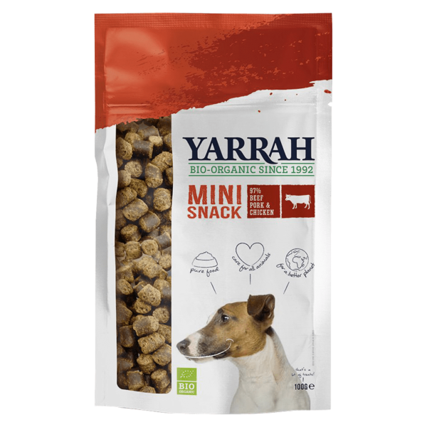 Yarrah Økologiske minisnacks til hunde