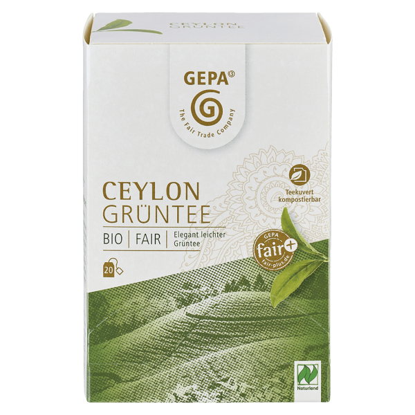 GEPA Økologisk grøn te fra Ceylon