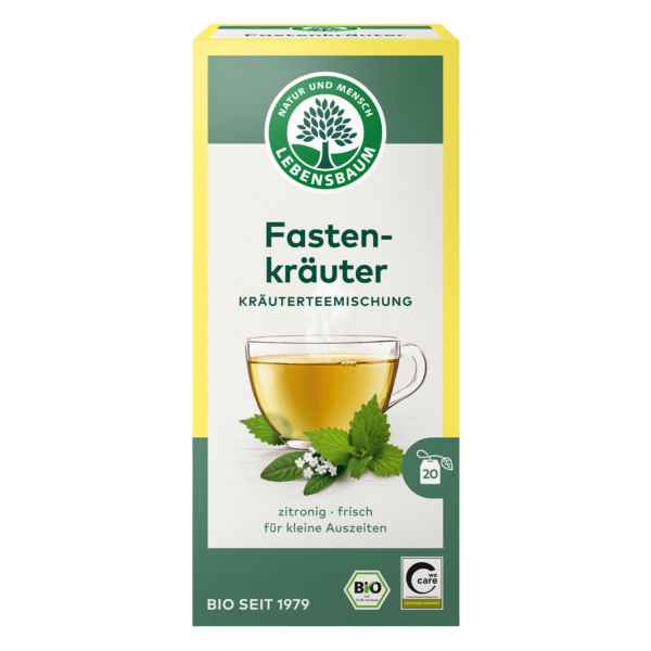 Lebensbaum Økologisk urtete Fastenkräuter med mate, 20 breve