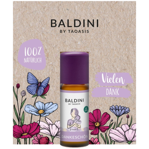Baldini Dankeschön Mini-Duftset mit Holzblume