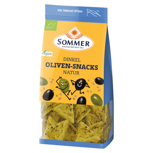 Sommer Økologiske oliven-snacks Natur