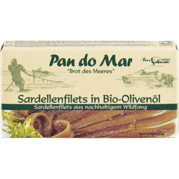 Pan do Mar Ansjosfileter, i økologisk ekstra jomfruolivenolie