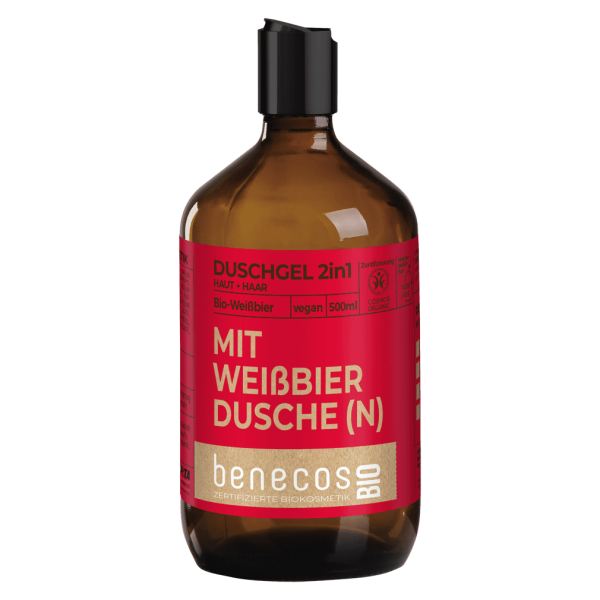 Benecos Shower Gel 2in1 White Beer