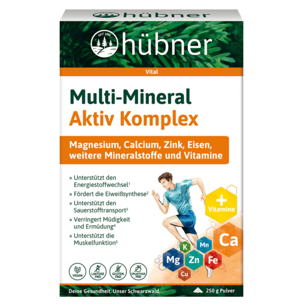 Hübner Multi-Mineral Aktiv-Komplex pulver citron