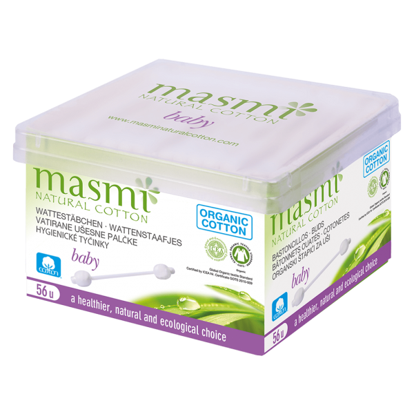 Masmi Organic Care Økologiske øresvaber baby