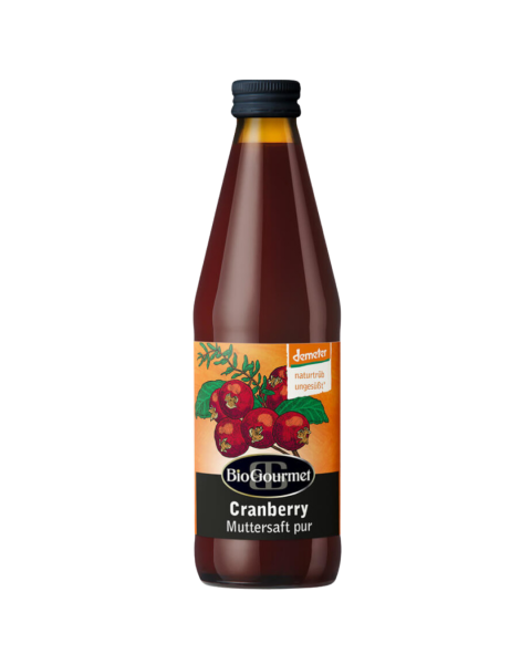 BioGourmet Bio Tranebær modersaft ren, 330ml
