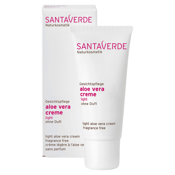 Santaverde Aloe Vera Cream Light uden parfume, 30ml