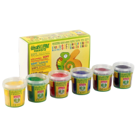 ökoNORM SOFT-Knete nawaro, 6er Set "Classic" - gelb, grün, rot, blau, braun, schwarz ökoNORM SOFT-Knete nawaro, 6er Set "Classic" - gelb, grün, rot, blau, braun, schwarz