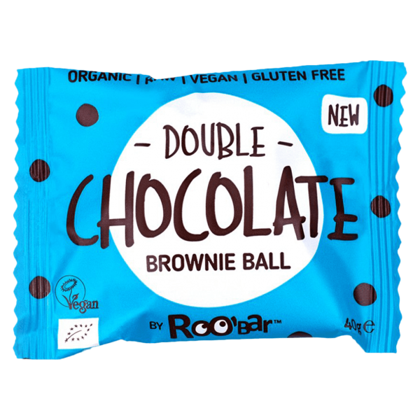 Roobar Økologisk Brownie Ball Double Chocolate