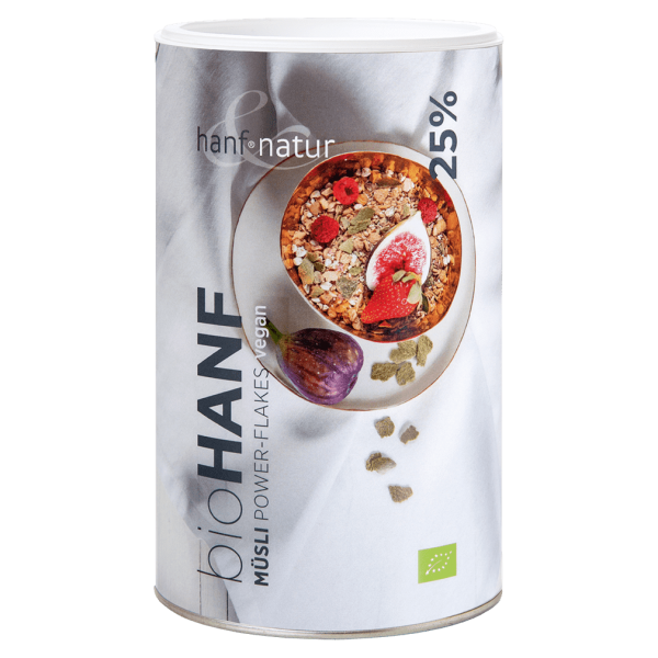 hanf natur Økologisk hamp Müsli Power Flakes