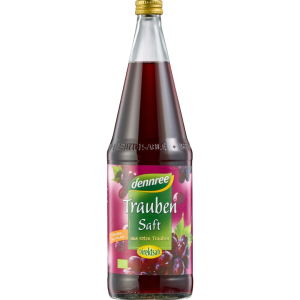 dennree Bio Traubensaft rot